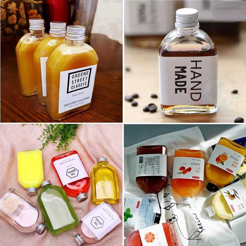 Chai thủy tinh 100ml cao cấp vuông vát vai kiểu dẹt nắp nhôm – vỏ chai thủy tinh nhỏ 100ml - lọ thủy tinh 100ml trong suốt