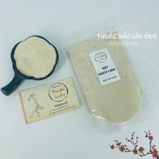 Bột Bạch Linh Nguyên Chất 100g (Bột Bạch Phục Linh)