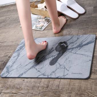 Thảm đá Nhật lau chân Siêu Thấm Hút, thảm siêu thấm bằng đá để nhà tắm Chống Trợt