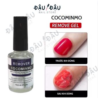 Nước phá gel Cocominmo - phá gel lạnh không nóng móng chai 15ml