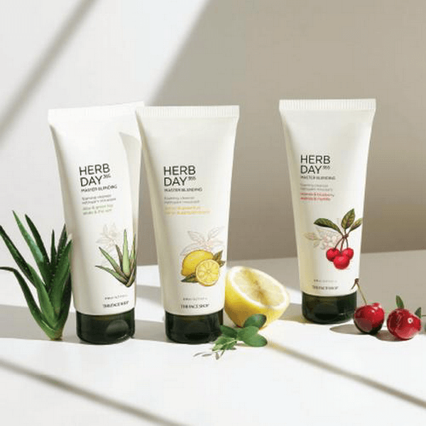 Sữa rửa mặt nha đam the face shop herb day 365 master blending foaming cleanser 170ml