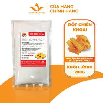 Bột chiên giòn khoai, chuối chiên Orange Chef túi 200G - Nguyên liệu nhập khẩu Malaysia