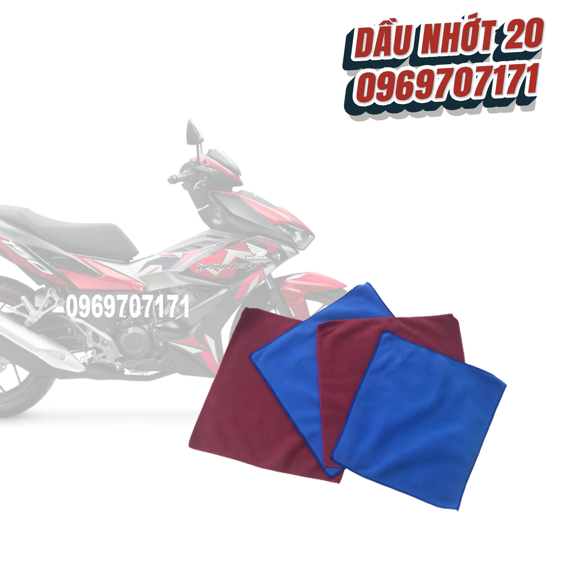 Khăn lau xe chuyên dụng Microfiber siêu thấm không bị sơ rối - Màu ngẫu nhiên