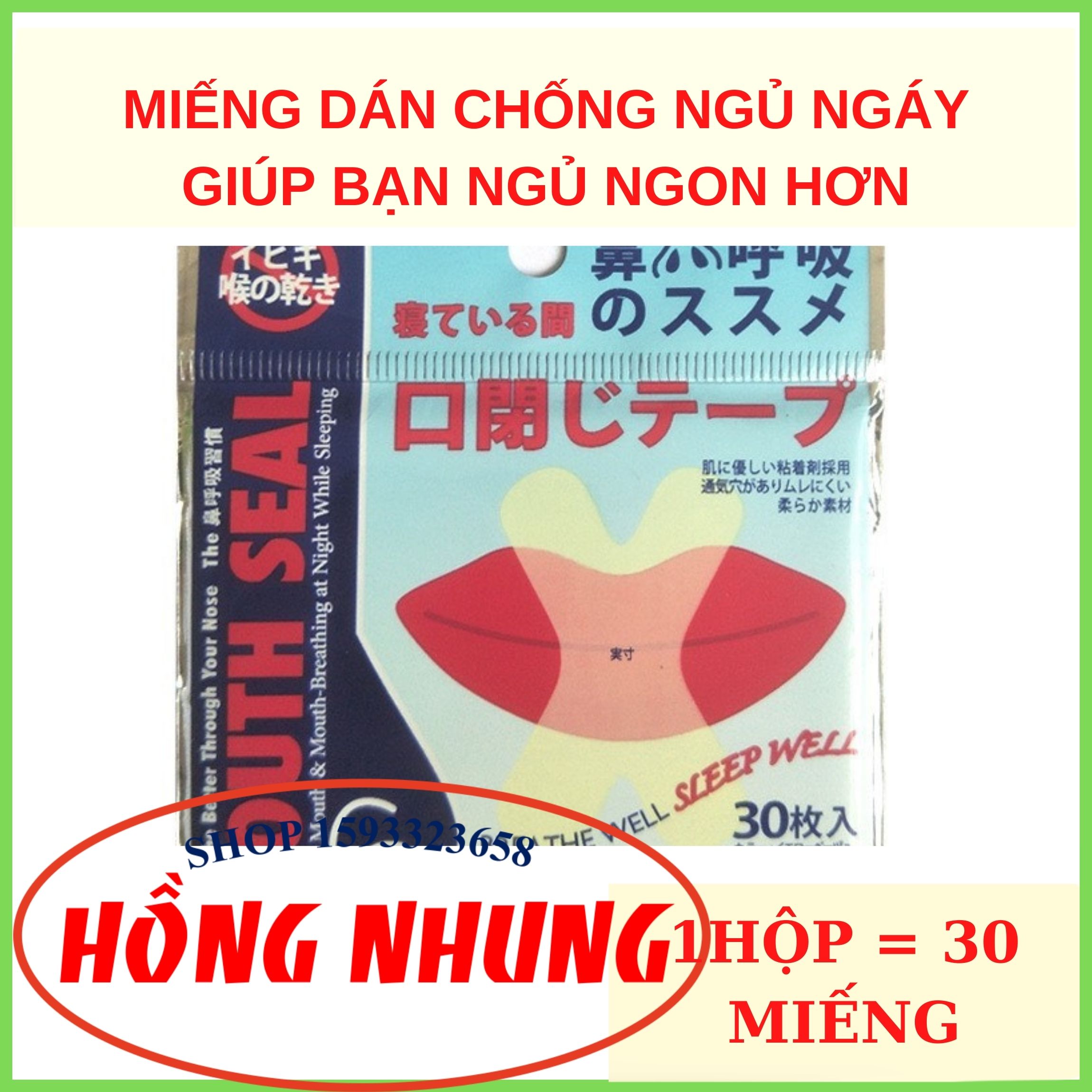 [Hàng Mới Về] Miếng Dán Chống Ngáy Khi Ngủ Tiện Dụng, Giúp Bạn Ngủ Ngon Giấc Hơn.