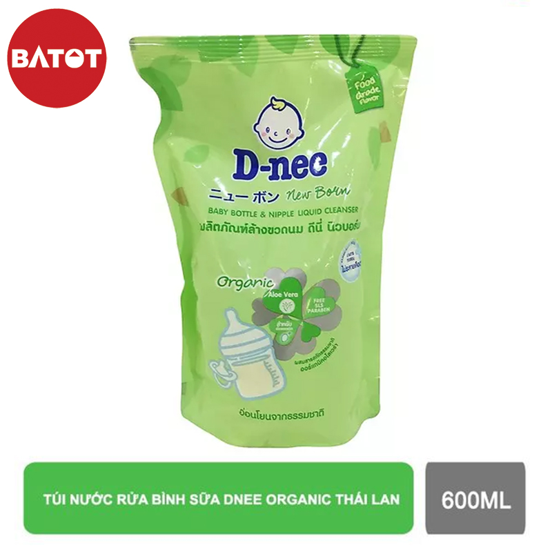 Nước rửa bình sữa d-nee túi 600ml thái lan