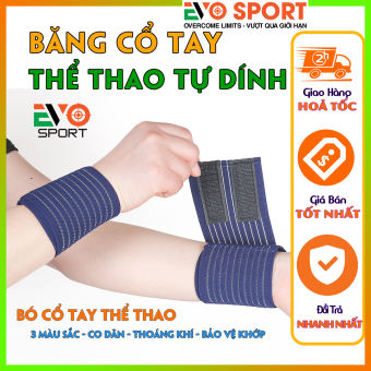 Băng Quấn Cổ Tay Thể Thao Tập Gym, Tennis, Cầu Lông Bảo Vệ Và Hỗ Trợ Nẹp Cổ Tay
