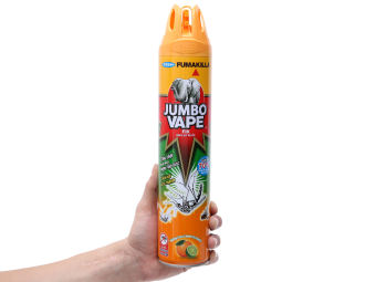 Bình Xịt Muỗi Jumbo Vape FIK Hương Cam Chanh (600ml)