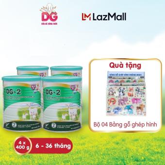 Combo 4 lon Sữa dê công thức DG-2 400g
