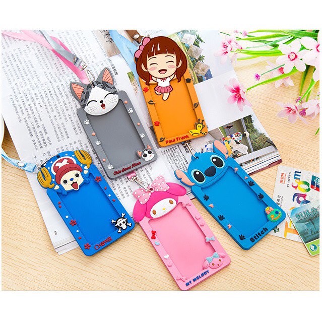 Dây đeo thẻ nhân vật hoạt hình- Dây đeo bảng tên cute Dây đeo thẻ bảng tên nhân vật hoạt hình.Dây đeo the cute Dây đeo thẻ đáng yêu Dây đeo bản tên
