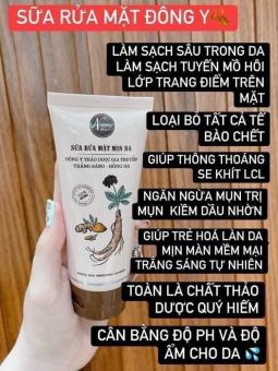 Sữa rửa mặt Nicos Sạch mụn mịn da 80gr - Sữa rửa mặt Đông Y Gia truyền Nicos - Hàng chính hãng