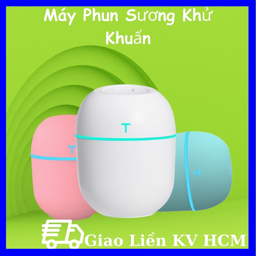 [HÀNG XỊN GIÁ SỈ] Máy xông tinh dầu, Máy khuếch tán tinh dầu mini, đèn phun sương hơi nước, máy tạo độ ẩm 220ml, máy xông tinh dầu phòng ngủ, xe hơi