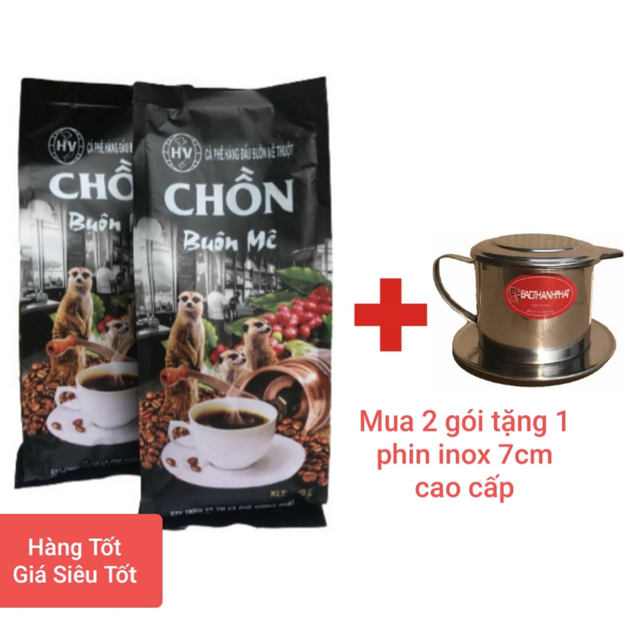 Combo 2 gói - 1kg- cà phê chồn buôm mê