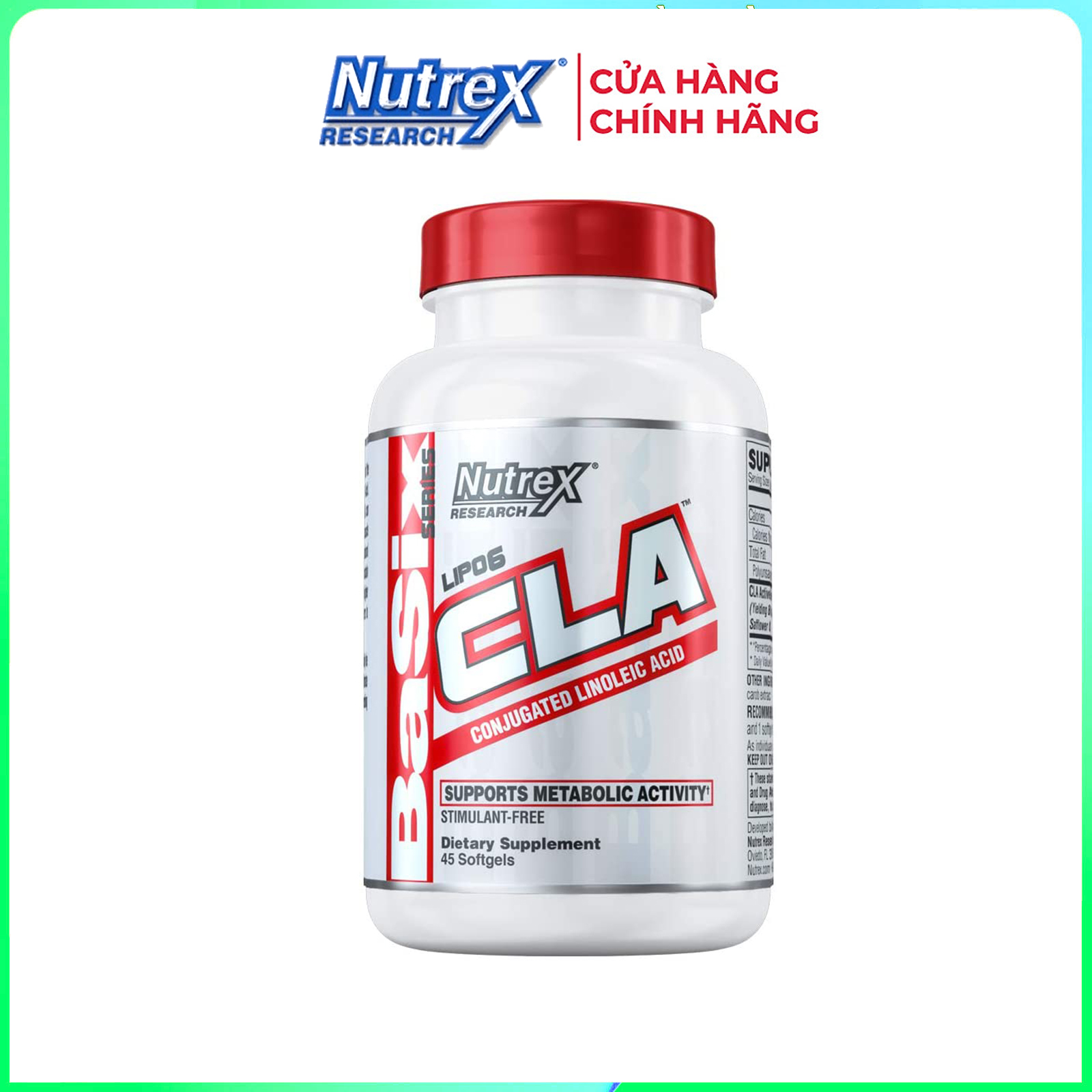Viên đốt mỡ Lipo 6 CLA 45 liều dùng hỗ trợ Đốt Mỡ Giảm Cân An Toàn Không Chất Kích Thích cho GYMER