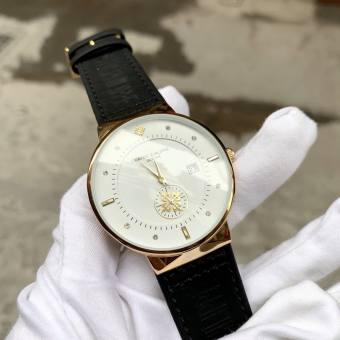 Đồng Hồ Nam Patek Philippe P018 Kim rốn, dây da ộn, phụ kiện nam cao cấp.