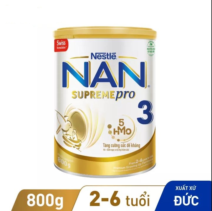 Sữa dinh dưỡng công thức Nestlé NAN SUPREMEPRO 3 (lon 800g)