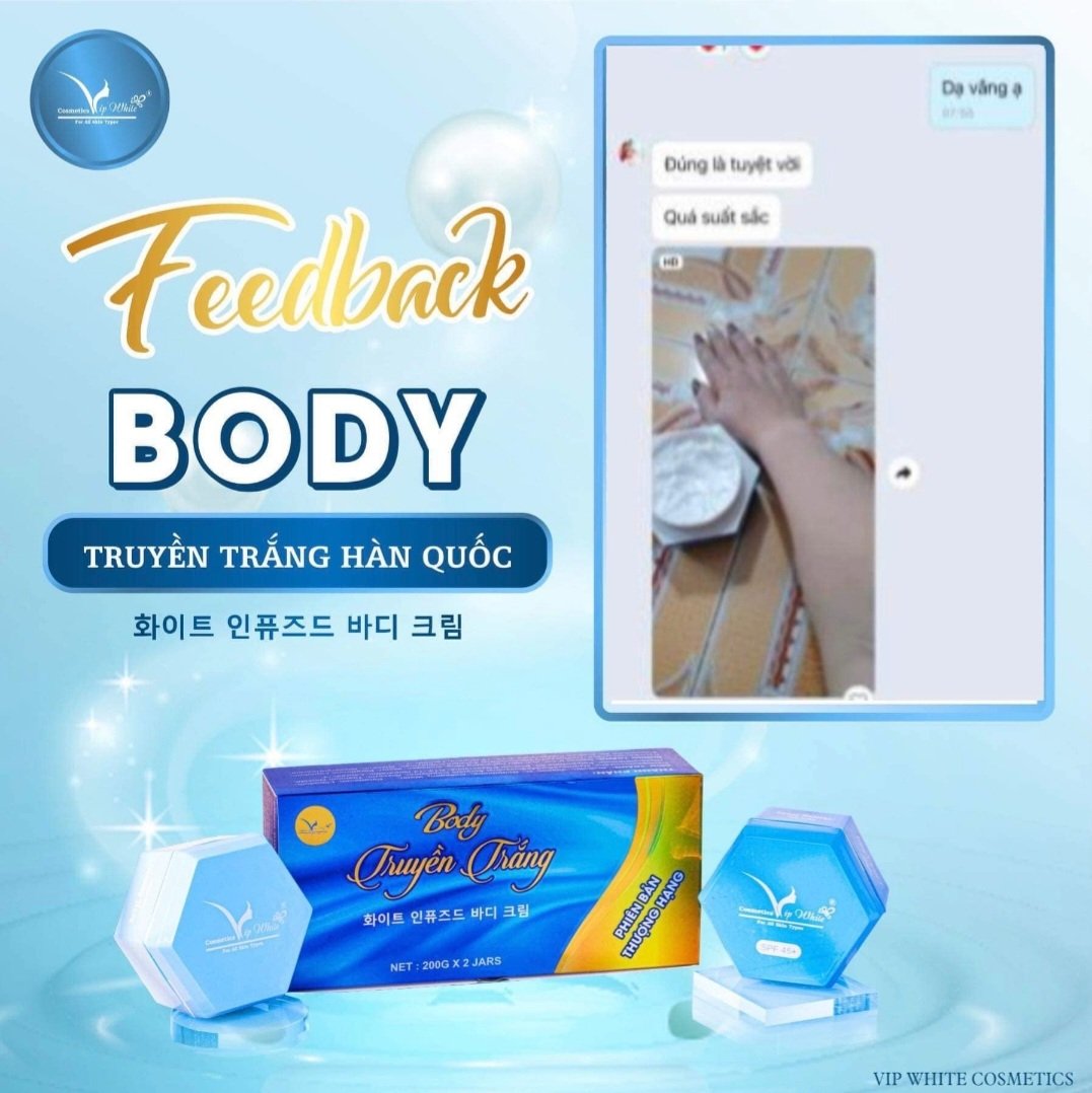 Kem body truyền trắng hàn quốc vip white chính hãng | _t&hshop_