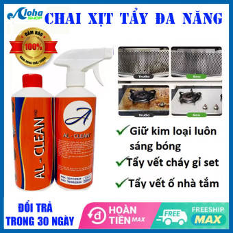 Dung dịch tẩy rửa đa năng Al - clean, chai xịt tẩy rửa lốc máy, chai xịt tẩy rửa, nước rửa sàn nhà, dung dịch vệ sinh bồn cầu, nhà tắm, nhà bếp, chất rửa rỉ sét kim loại, hóa chất