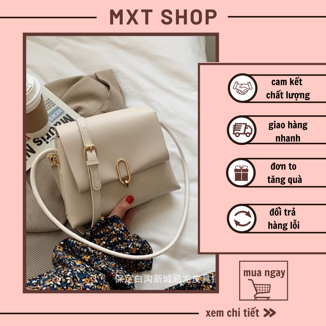 Túi xách nữ đeo chéo,túi đeo vai nữ dây tròn MT 199