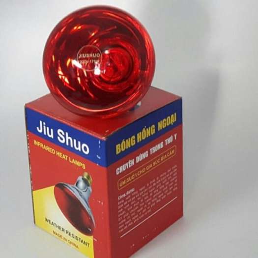 BÓNG ĐÈN HỒNG NGOẠI 75W SƯỞI ẤM THÚ Y CAO CẤP