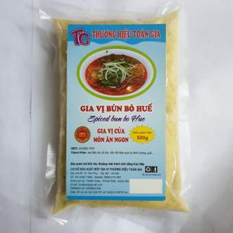 Gia vị bún bò huế có muối
