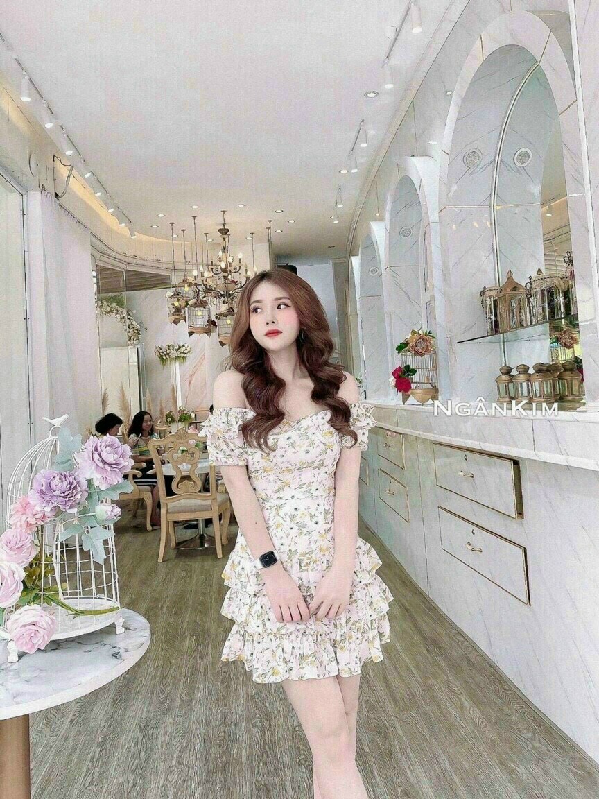 Đầm trễ vai siêu xinh- Thời trang hot