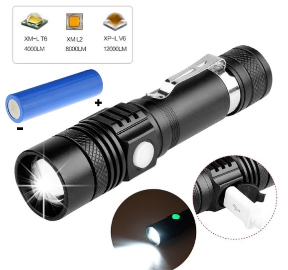 Rechargable High Power Torch - Best Price in Singapore - Feb 2024