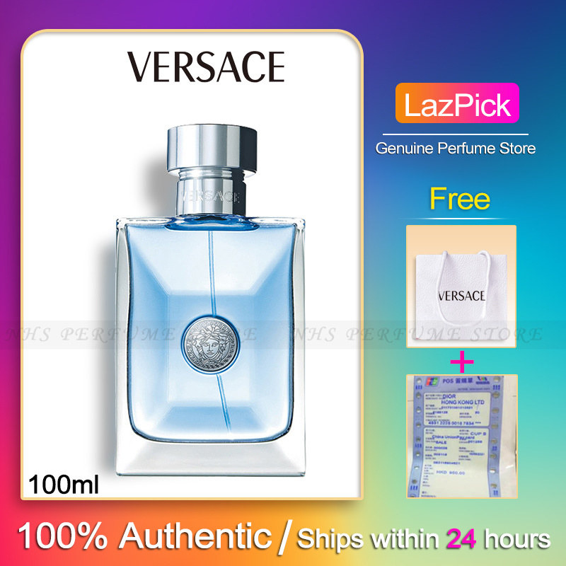 น้ำหอม Versace Pour Homme EDT 100 ml น้ำหอมสำหรับผู้ชาย น้ำหอมบุรุษ/เวอซาเช่