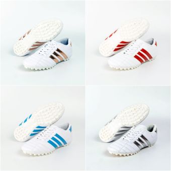 Giày 3 Sọc , Giày CT3 3 sọc Geet ( Đã Khâu Full Đế ) - Tặng tất Dệt - Giày Đá Banh Phủi