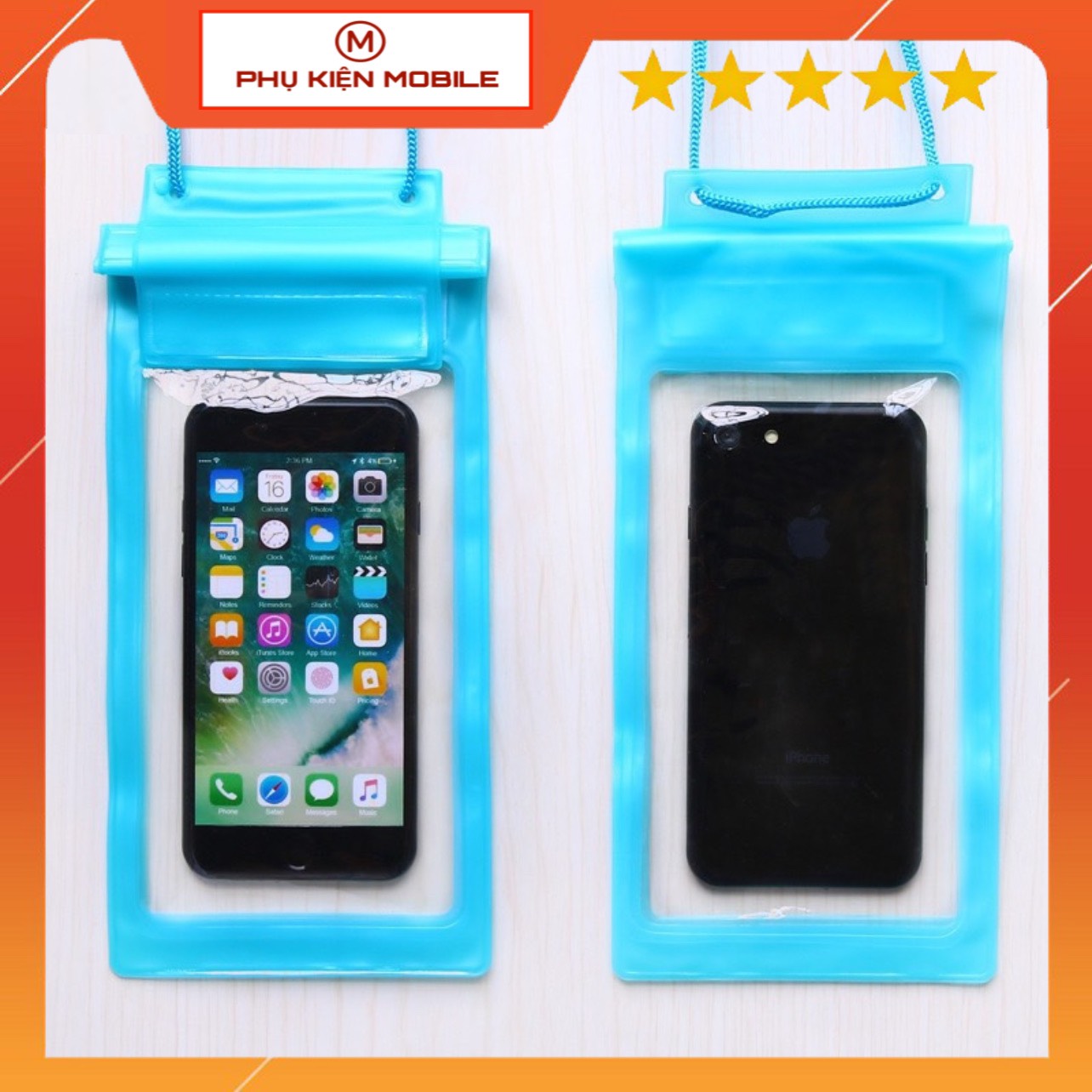 Túi chống nước điện thoại - 3 lớp khóa cao cấp - Chống nước tuyệt đối