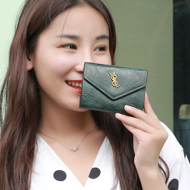 Ví ngắn nữ cầm tay sang trọng TVNN 293 ví bóp tiền nữ mini nhỏ đựng tiền đựng thẻ mini nhiều ngăn giá rẻ