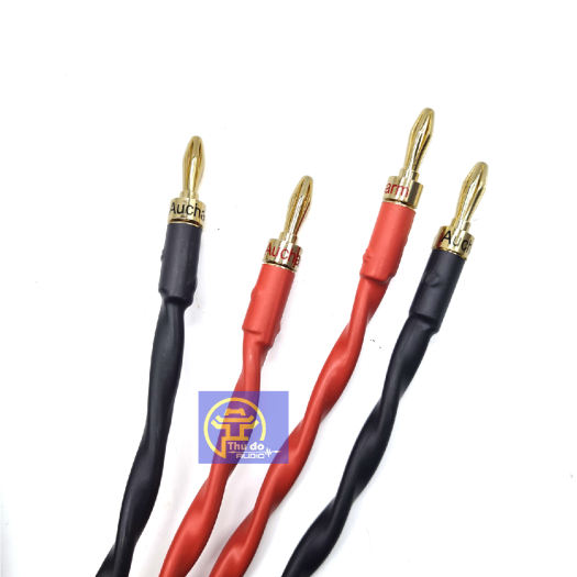 01 CẶP DÂY LOA AUCHARM 4 LÕI ĐỒNG CAO CẤP DÀI 1.5M