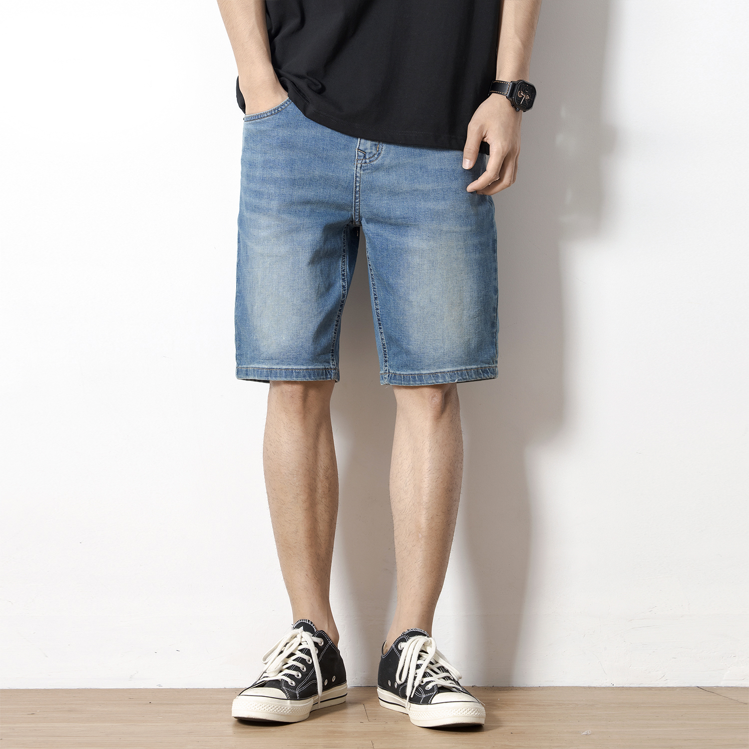 skinny jean shorts mens