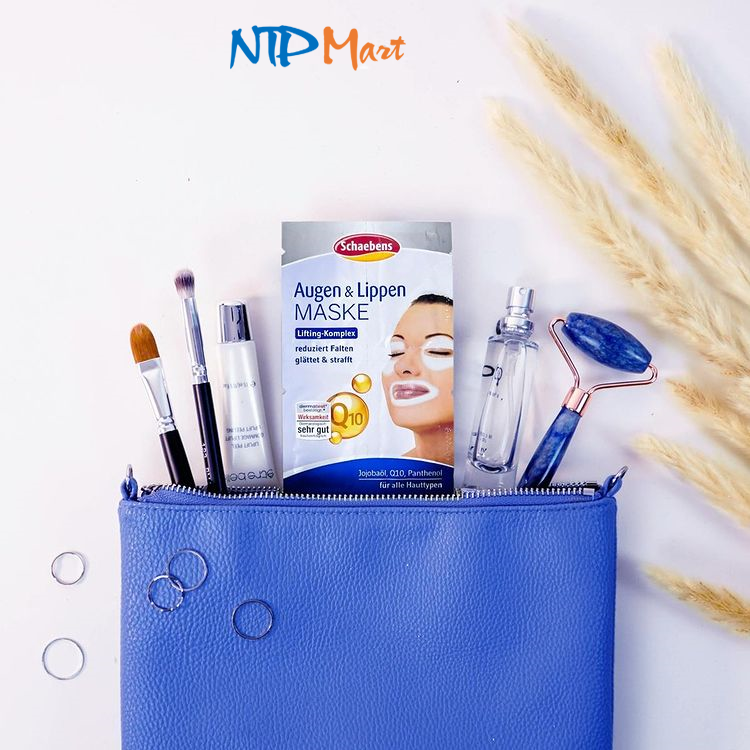 [HCM][Combo 4 gói] Mặt nạ dưỡng da dành cho mắt và môi hiệu Schaebens nhập khẩu từ Đứccho 16 lần sử dụng
