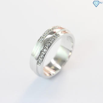 Nhẫn bạc nam đơn giản đính đá đẹp NNA0086 - Trang Sức TNJ