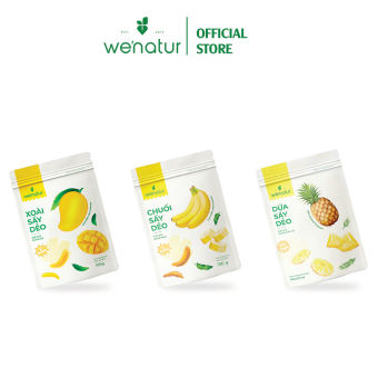 Combo 3 Sản Phẩm Trái Cây Sấy Dẻo We'natur