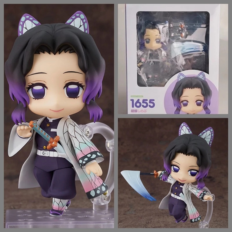 Diệt quỷ cứu nhân PVC Mô hình nhân vật kochou Shinobu 1655 Đồ chơi mô hình anime hộp