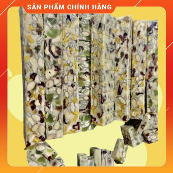 500G Kẹo Nougat, Kẹo Hạnh phúc ăn kiêng , ăn vặt Healthy, Kẹo hạnh phúc mix nhiều hạt mềm dẻo thơm ngon ít ngọt