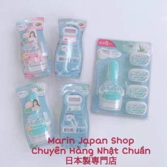 Dao cạo lông body lông chân, tay, nách - Schick Intuition cao cấp Nhật Bản
