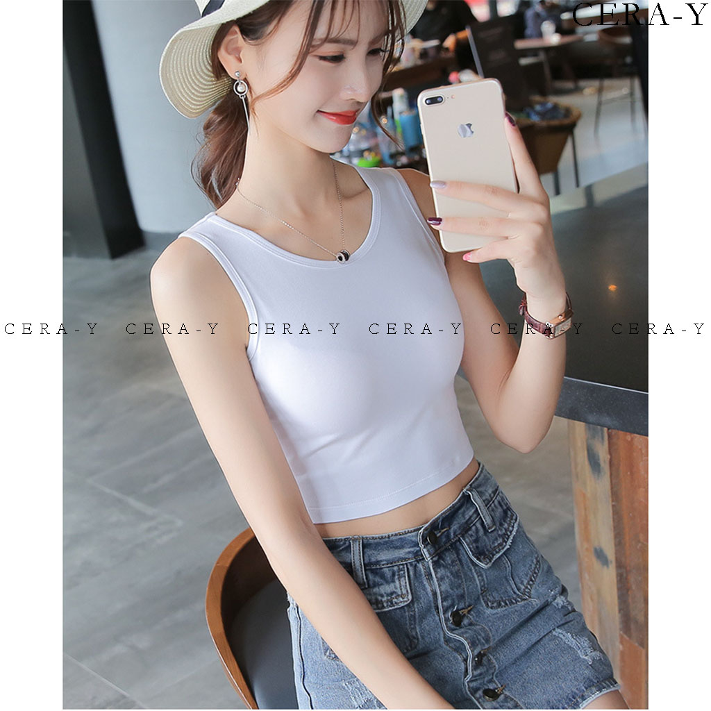 Áo ba lỗ cera-y áo coptop ba lỗ chất vải bo gân co dãn cra035