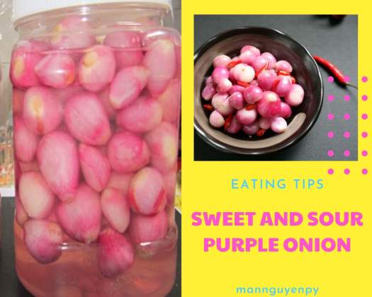 Dưa món củ kiệu 1kg, hành tím muối chua ngọt 500g và thịt ngâm mắm 1kg