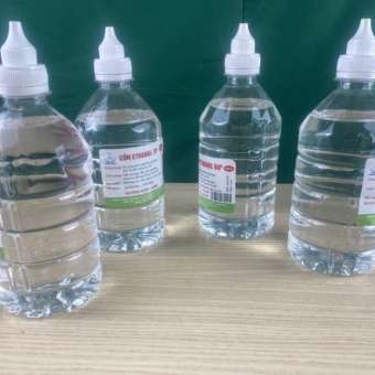 Cồn Y Tế - Cồn 70 Độ 500 ml Ethanol Sát Khuẩn Rửa Tay Dùng Cho Máy Phun Khử Trùng Chai 500 ml