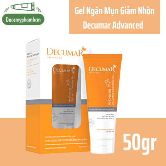 HCM]Gel Rửa Mặt Ngăn Mụn Giảm Nhờn Decumar Advanced Clean - Tinh Chất Nghệ, Nano Bạc( 50g