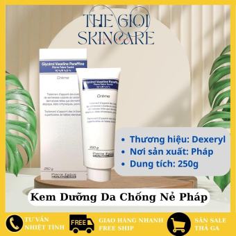 Kem nẻ Pháp, chàm Dexeryl Glycerol Vaseline Paraffine 250g - Lotusfree Cosmetics