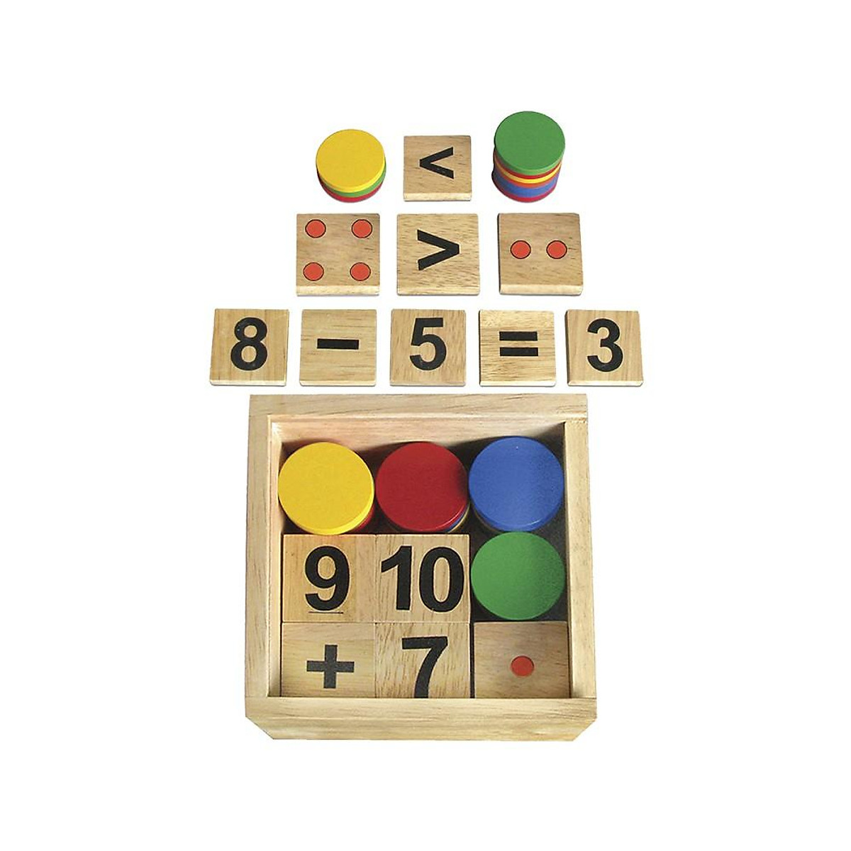 Đồ chơi gỗ winwintoys - bộ học toán 61312