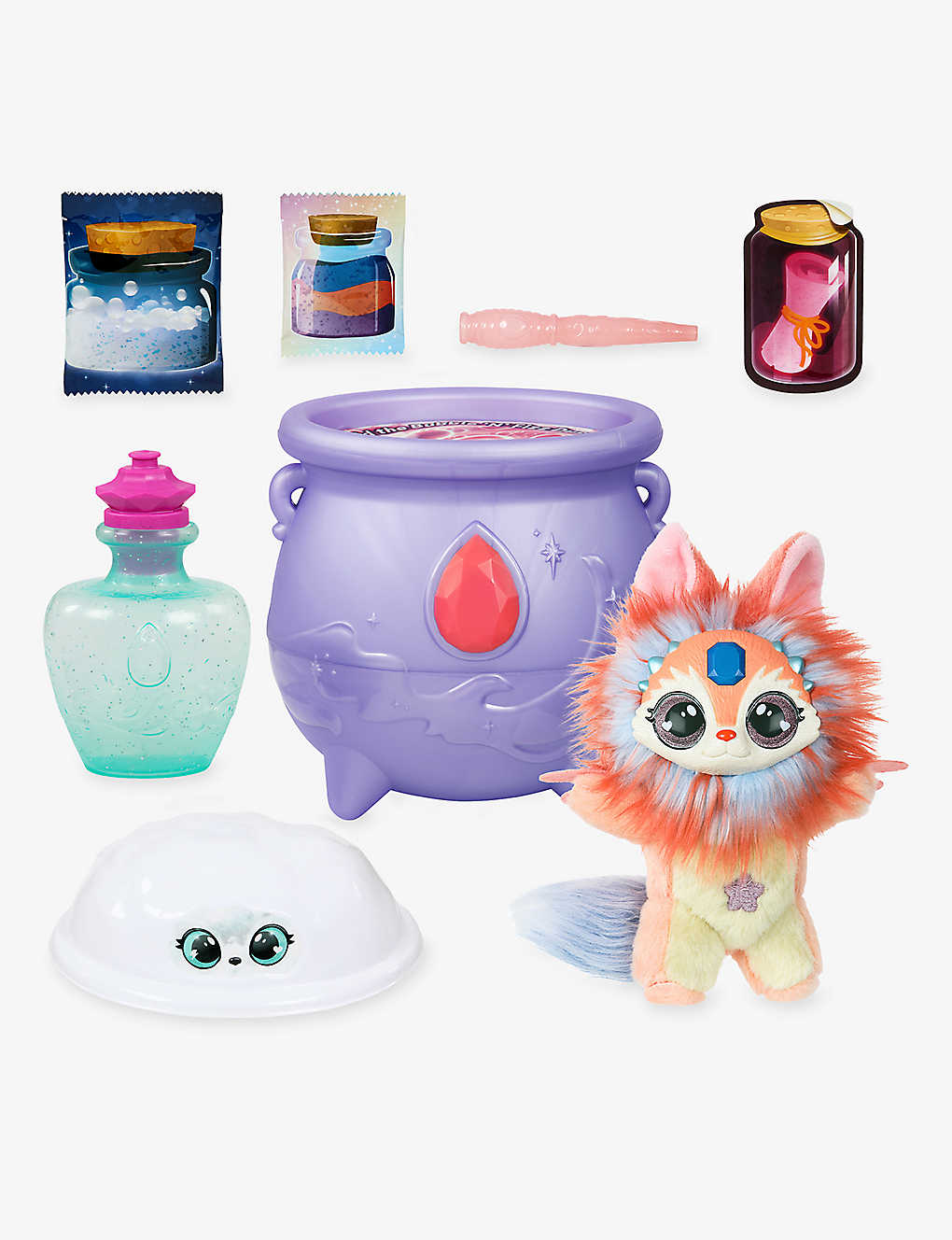 NEW Magics Mixies Pink Magic Fog Pot Toys Mixed Magical Misting Cauldron  Interactive For Children Toys Birthday Gifts Surprise