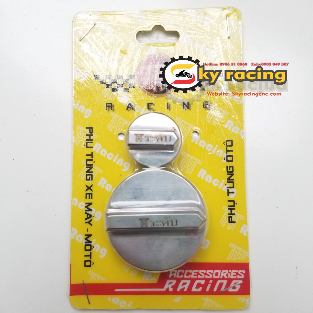 Ốc mâm lửa Inox 304 kiểu zin gắn cho Honda, Yamaha,Suzuki