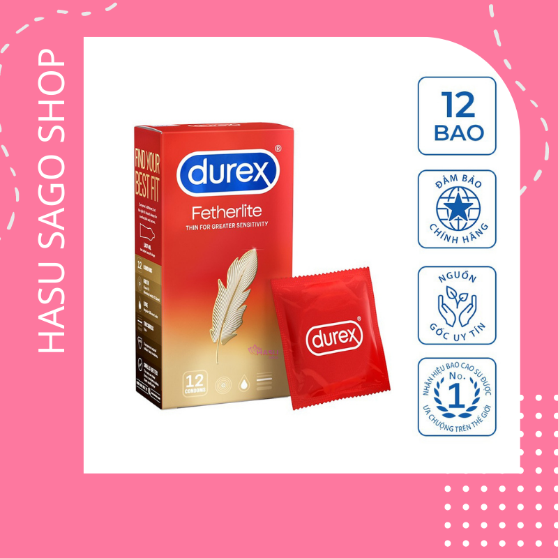 Bao Cao Su Durex Fetherlite Condoms