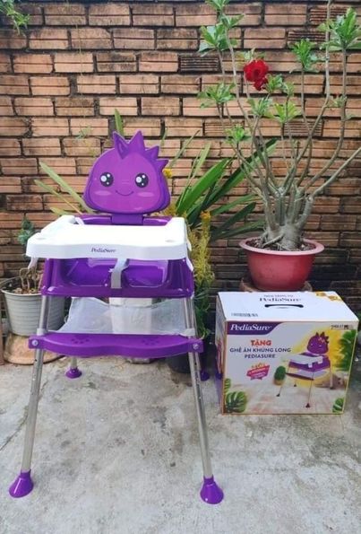 Ghế ăn dặm khủng long cho bé