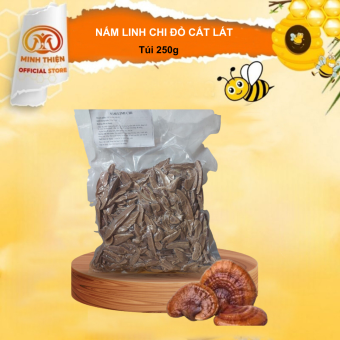 Nấm Linh Chi Đỏ cắt lát 250g Minh Thiện