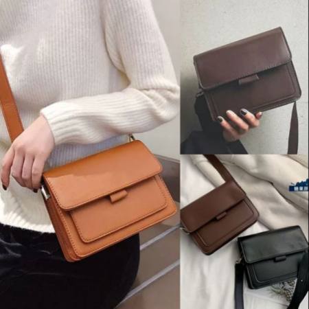 Korean Pure Leather Sling Bag for Women